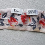 C.dior Mitzah Scarf Multicolor Flower Printed Silk #RSSY-4 - Image 10