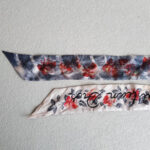 C.dior Mitzah Scarf Multicolor Flower Printed Silk #RSSY-4 - Image 5