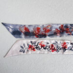 C.dior Mitzah Scarf Multicolor Flower Printed Silk #RSSY-4 - Image 3