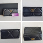 Chanel 19 Long Wallet Black Lambskin with Gold Hardware #RSSY-3 - Image 2