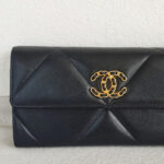 Chanel 19 Long Wallet Black Lambskin with Gold Hardware #RSSY-3 - Image 3