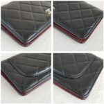Chanel Bi-fold Long Wallet Black Lambskin with Silver Hardware #RCOK-2 - Image 10
