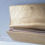 Chanel CC Flap Long Wallet Gold Aged Calfskin with Gold Hardware #RYOC-3 - Image 12