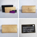 Chanel CC Flap Long Wallet Gold Aged Calfskin with Gold Hardware #RYOC-3 - Image 2