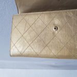 Chanel CC Flap Long Wallet Gold Aged Calfskin with Gold Hardware #RYOC-3 - Image 14