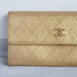 Chanel CC Flap Long Wallet Gold Aged Calfskin with Gold Hardware #RYOC-3 - Image 3