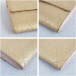 Chanel CC Flap Long Wallet Gold Aged Calfskin with Gold Hardware #RYOC-3 - Image 11