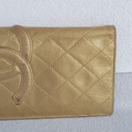 Chanel Cambon Long Wallet Gold Aged Calfskin with Gold Hardware #RYOC-4 - Image 4
