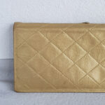 Chanel Cambon Long Wallet Gold Aged Calfskin with Gold Hardware #RYOC-4 - Image 5