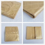 Chanel Cambon Long Wallet Gold Aged Calfskin with Gold Hardware #RYOC-4 - Image 14