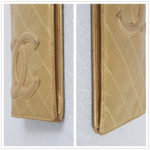 Chanel Cambon Long Wallet Gold Aged Calfskin with Gold Hardware #RYOC-4 - Image 11