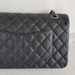 Chanel Medium Double Flap Black Grained Calfskin with Gold Hardware #RSOT-1 - Image 6