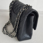 Chanel Medium Double Flap Black Grained Calfskin with Gold Hardware #RSOT-1 - Image 8