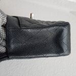 Chanel Medium Double Flap Black Grained Calfskin with Gold Hardware #RSOT-1 - Image 10