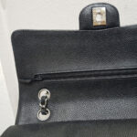 Chanel Medium Double Flap Black Grained Calfskin with Gold Hardware #RSOT-1 - Image 16