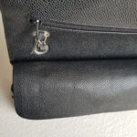 Chanel Medium Double Flap Black Grained Calfskin with Gold Hardware #RSOT-1 - Image 18