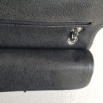 Chanel Medium Double Flap Black Grained Calfskin with Gold Hardware #RSOT-1 - Image 19