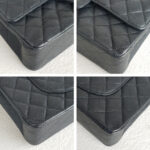 Chanel Medium Double Flap Black Grained Calfskin with Gold Hardware #RSOT-1 - Image 14