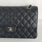 Chanel Medium Double Flap Black Grained Calfskin with Gold Hardware #RSOT-1 - Image 4