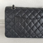 Chanel Medium Double Flap Black Grained Calfskin with Gold Hardware #RSOT-1 - Image 5