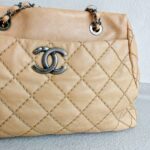 Chanel Tote Bag Beige Calf Leather with Ruthenium Hardware #RYEU-3 - Image 4