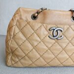 Chanel Tote Bag Beige Calf Leather with Ruthenium Hardware #RYEU-3 - Image 3