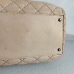 Chanel Tote Bag Beige Calf Leather with Ruthenium Hardware #RYEU-3 - Image 12