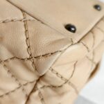 Chanel Tote Bag Beige Calf Leather with Ruthenium Hardware #RYEU-3 - Image 14