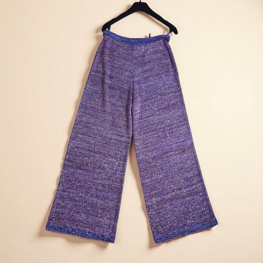 Chanel Tweed Pants Size 40 #RSOY-2