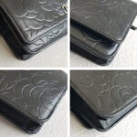 Chanel WOC Wallet On Chain Black Camellia Lambskin with Silver Hardware #RYOC-2 - Image 14