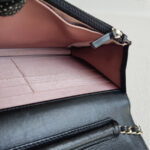 Chanel WOC Wallet On Chain Black Camellia Lambskin with Silver Hardware #RYOC-2 - Image 24