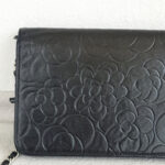 Chanel WOC Wallet On Chain Black Camellia Lambskin with Silver Hardware #RYOC-2 - Image 5