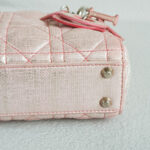Christian Dior Lady Dior Micro Pink Lambskin with Silver Hardware #RYUU-1 - Image 8