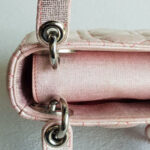 Christian Dior Lady Dior Micro Pink Lambskin with Silver Hardware #RYUU-1 - Image 5