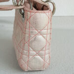 Christian Dior Lady Dior Micro Pink Lambskin with Silver Hardware #RYUU-1 - Image 3