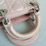 Christian Dior Lady Dior Micro Pink Lambskin with Silver Hardware #RYUU-1 - Image 13