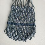 Christian Dior Net Buckle Bag BlueCalfskin /Oblique Technical Fabric Bag #RSTE-2 - Image 3