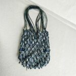 Christian Dior Net Buckle Bag BlueCalfskin /Oblique Technical Fabric Bag #RSTE-2 - Image 4