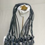 Christian Dior Net Buckle Bag BlueCalfskin /Oblique Technical Fabric Bag #RSTE-2 - Image 8