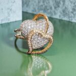 Diamond Ring 18k Yellow /White Gold Jewellery #RSSC-1