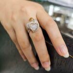 Diamond Ring 18k Yellow /White Gold Jewellery #RSSC-1 - Image 10