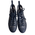 Dior B23 High Top Sneaker Size 43 Black/White Oblique Canvas and Leather Shoes #RSLY-22 - Image 3