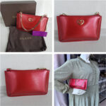 Gucci Pouch Bag Red Patent Leather with Gold Hardware #RSSK-1 - Image 2
