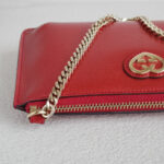 Gucci Pouch Bag Red Patent Leather with Gold Hardware #RSSK-1 - Image 8
