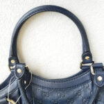 Gucci Sukey Navy Blue Guccissima Leather and Light Gold Hardware #RYKL-1 - Image 14