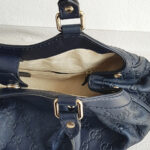 Gucci Sukey Navy Blue Guccissima Leather and Light Gold Hardware #RYKL-1 - Image 18