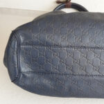 Gucci Sukey Navy Blue Guccissima Leather and Light Gold Hardware #RYKL-1 - Image 9