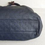 Gucci Sukey Navy Blue Guccissima Leather and Light Gold Hardware #RYKL-1 - Image 10