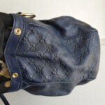 Gucci Sukey Navy Blue Guccissima Leather and Light Gold Hardware #RYKL-1 - Image 8