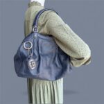 Gucci Sukey Navy Blue Guccissima Leather and Light Gold Hardware #RYKL-1 - Image 25